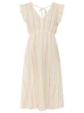 Zwillingsherz - Kleid "Sommer Streifen"  - Grün (SuperSale - keine Retoure)