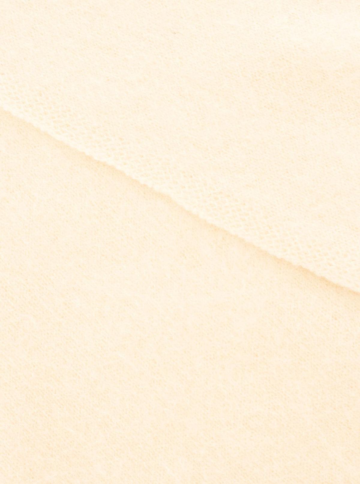 Zwillingsherz - 100% Kaschmir XXL Dreieckstuch "Brushed" - Creme