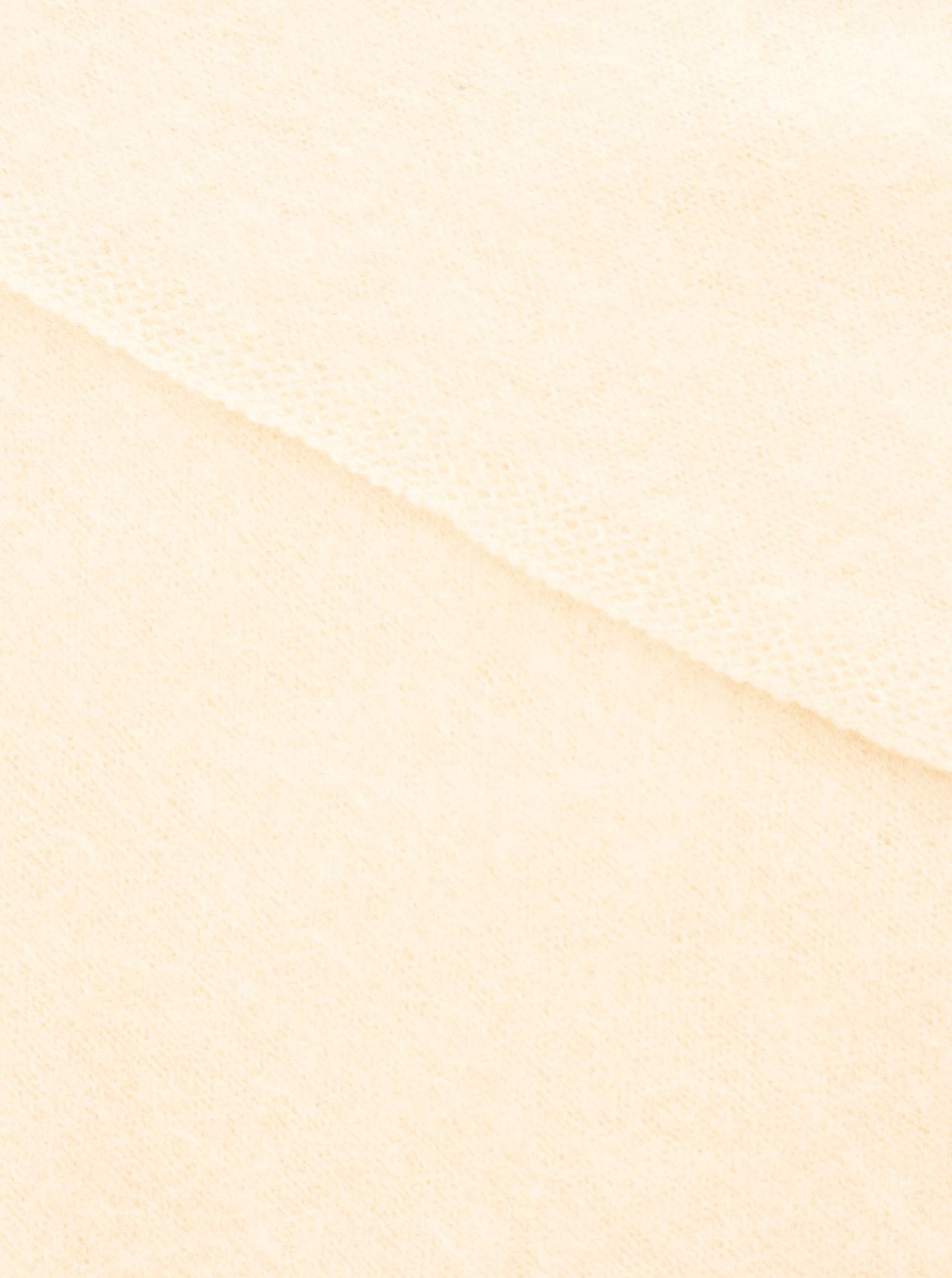 Zwillingsherz - 100% Kaschmir XXL Dreieckstuch "Brushed" - Creme