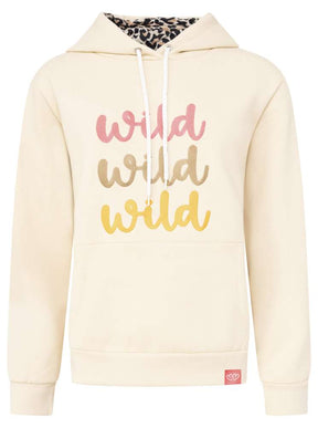Zwillingsherz - Hoodie/Sweatshirt "Wild Wild Wild" - Beige