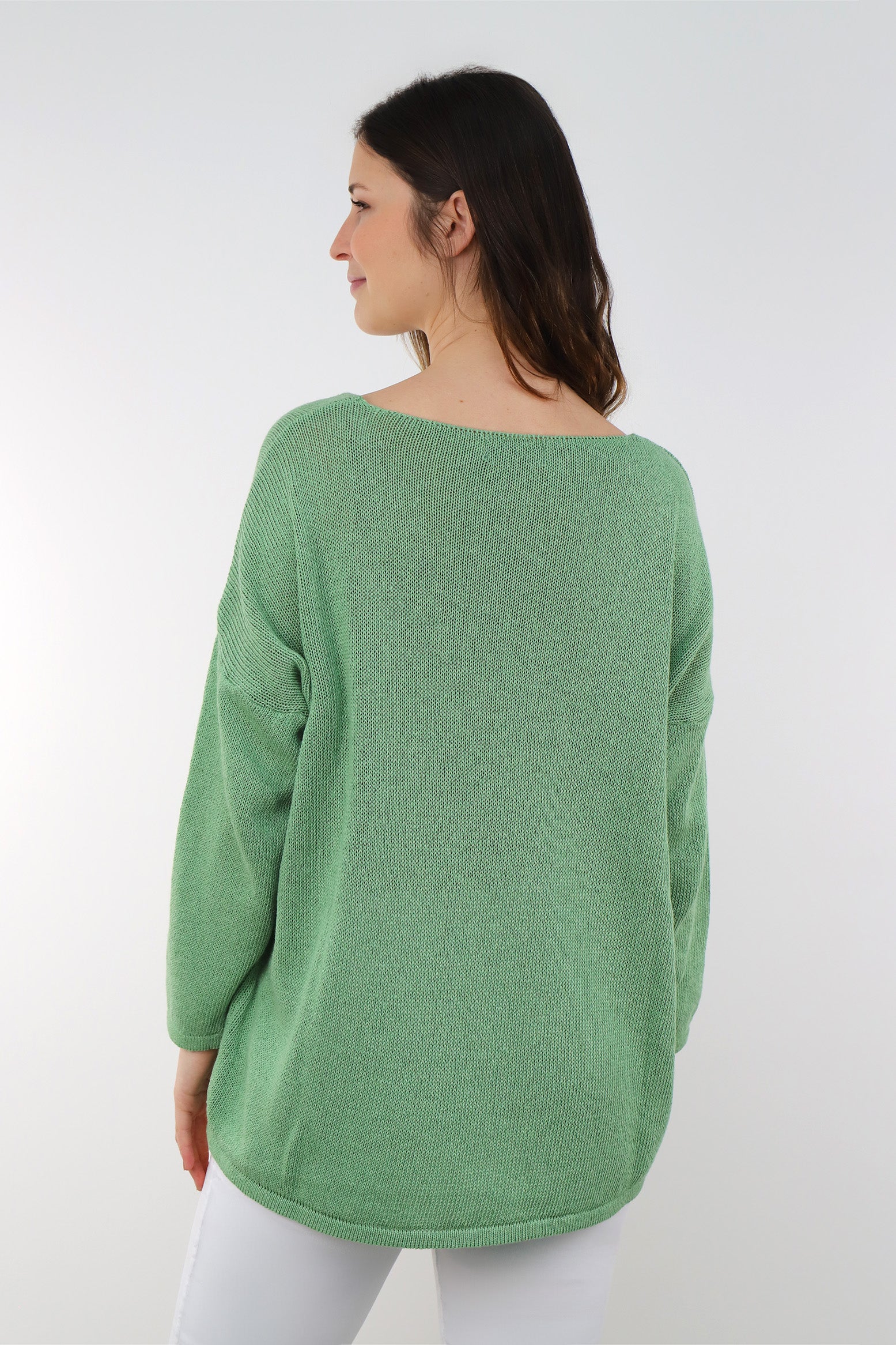 Pullover "Rainbow" - Limette/Grün