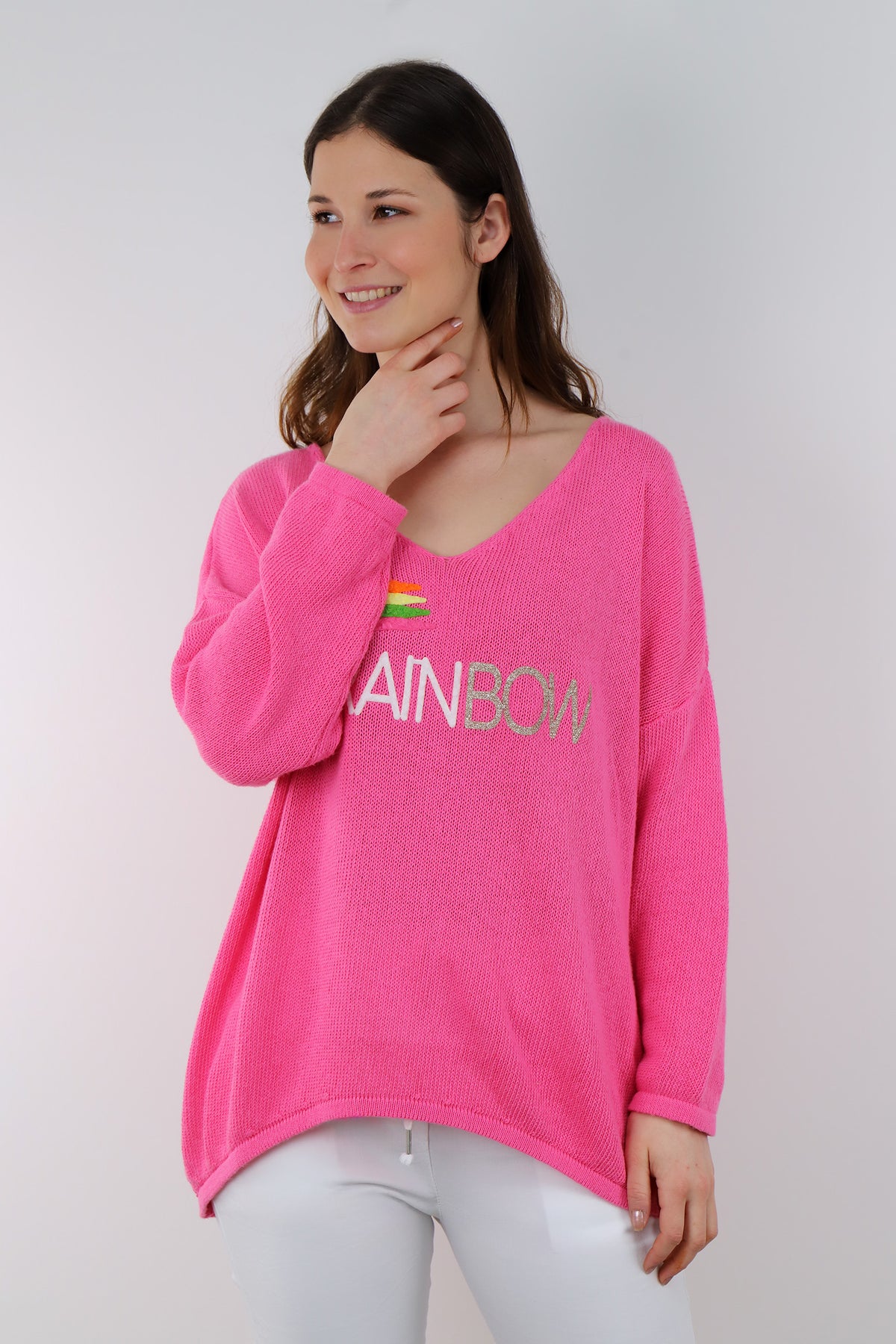 Pullover "Rainbow" - Pink