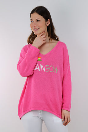 Pullover "Rainbow" - Pink