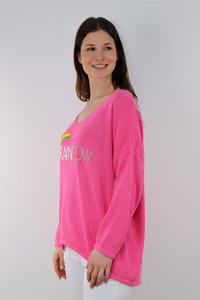 Pullover "Rainbow" - Pink