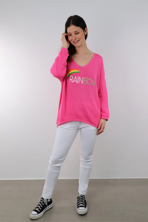 Pullover "Rainbow" - Pink