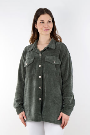 Cordbluse "Pisa" - Khaki