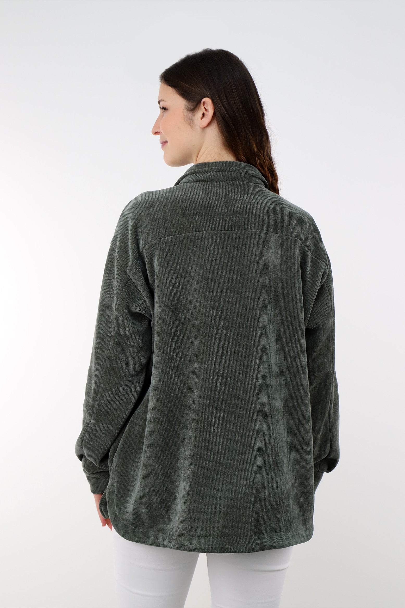 Cordbluse "Pisa" - Khaki