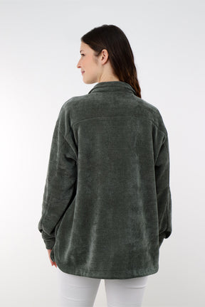 Cordbluse "Pisa" - Khaki