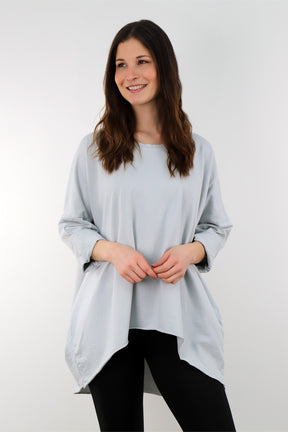 Sweatshirt "Oversize" - Hellgrau
