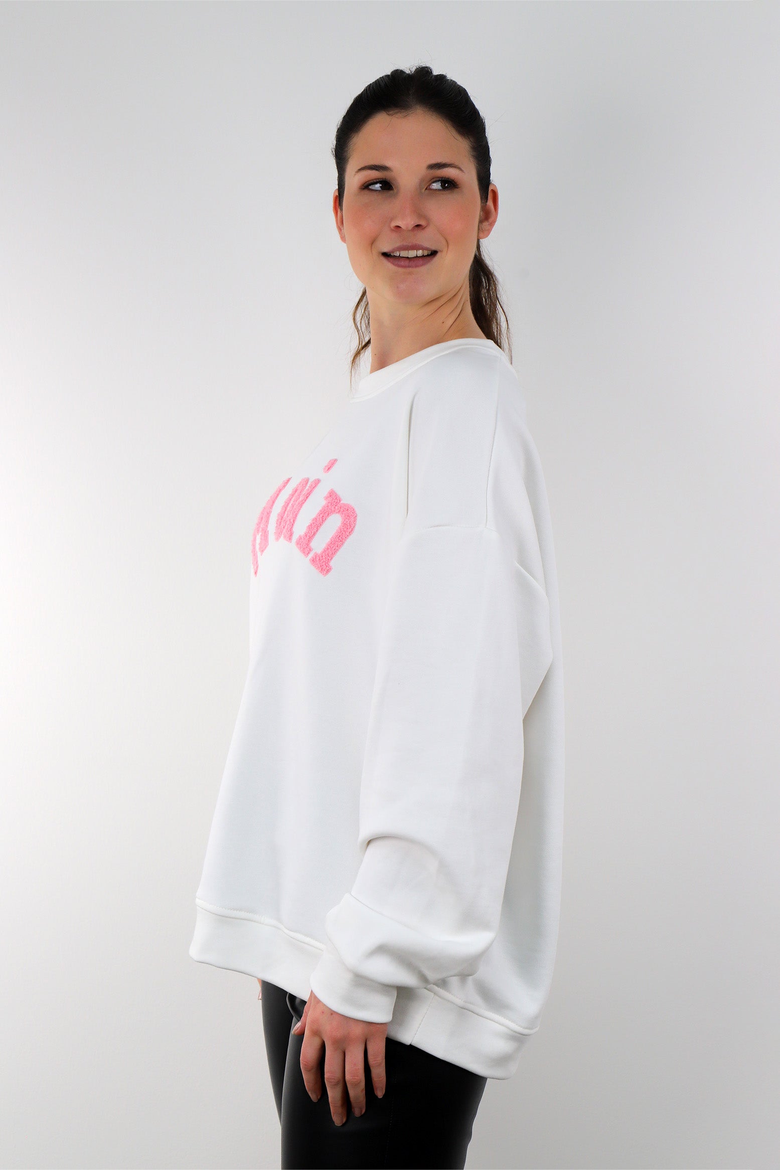Sweatshirt "Moin" - Weiß
