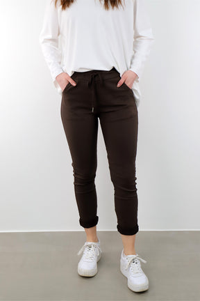 Hose "Jogger-Basic" - Braun