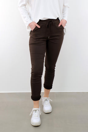 Hose "Jogger-Basic" - Braun