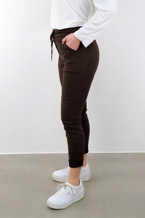 Hose "Jogger-Basic" - Braun