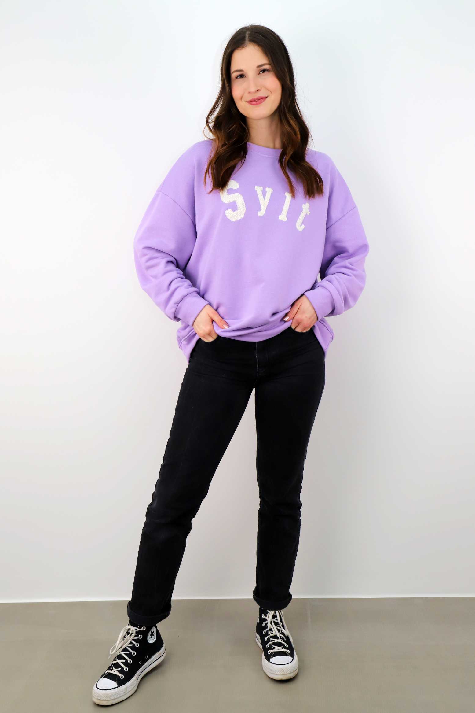 Sweatshirt "Sylt" - Flieder/Lila