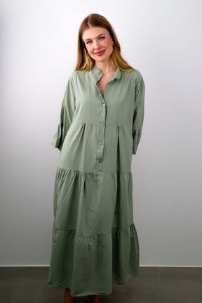 Maxi Kleid - Khaki