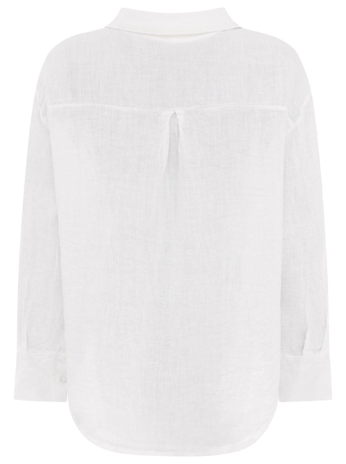 Zwillingsherz - 100% Leinen Bluse "Neon" Weiß