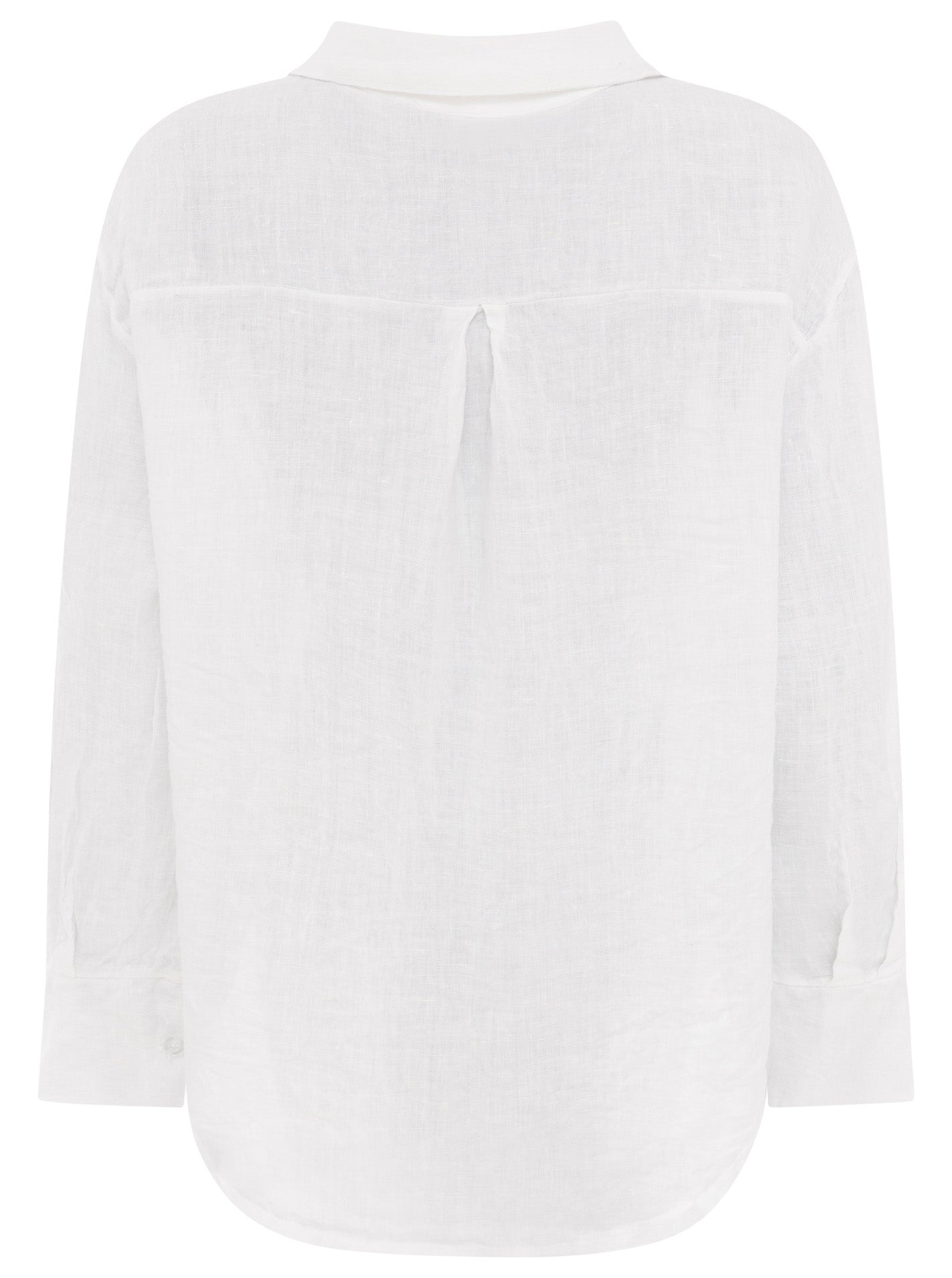 Zwillingsherz - 100% Leinen Bluse "Neon" Weiß