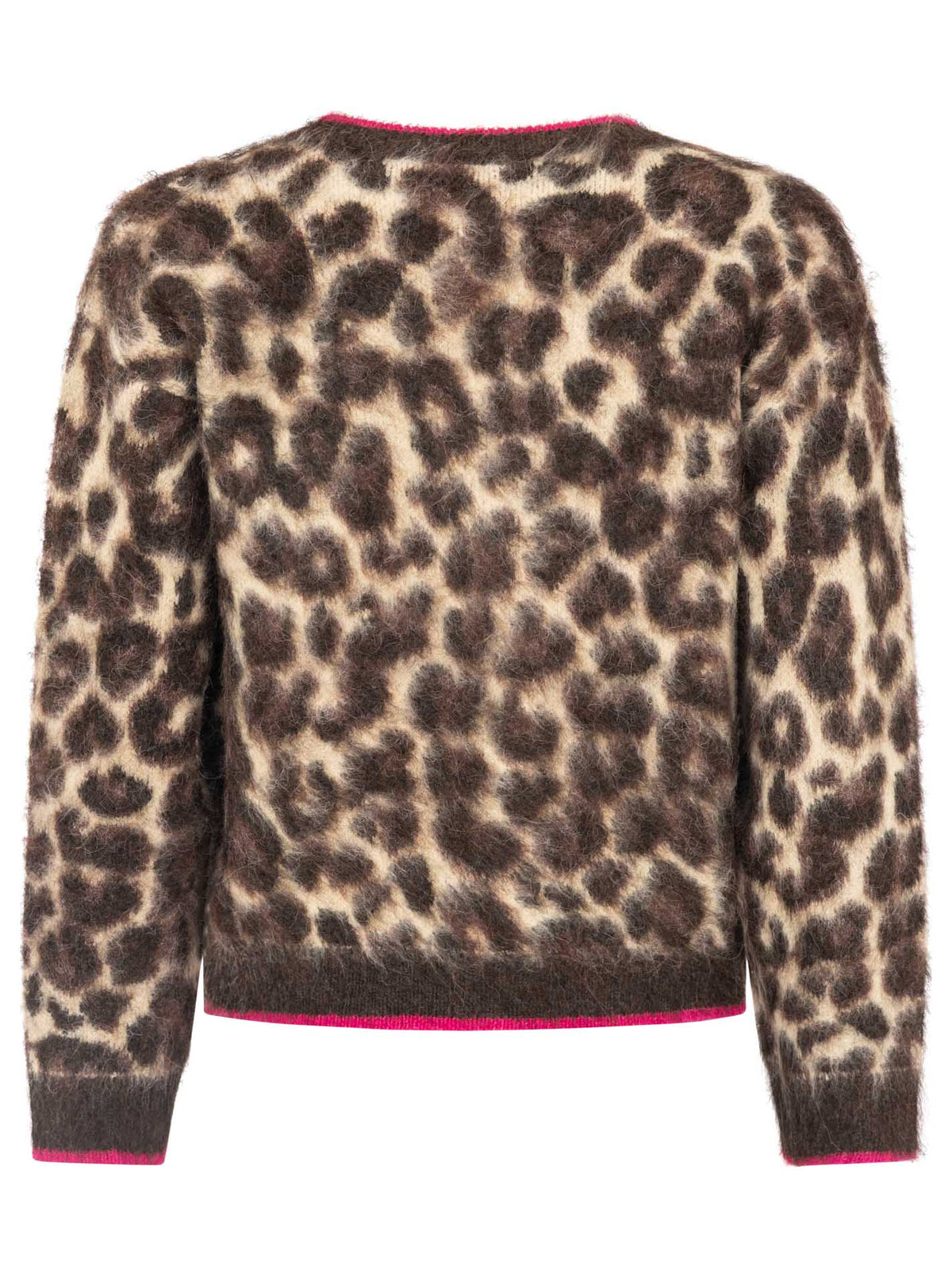 Zwillingsherz Strick Bomberjacke "Fluffy Leo" - Beige
