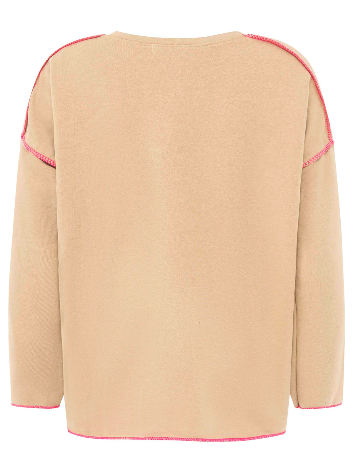 Zwillingsherz Sweatshirt Iconic Club Beige