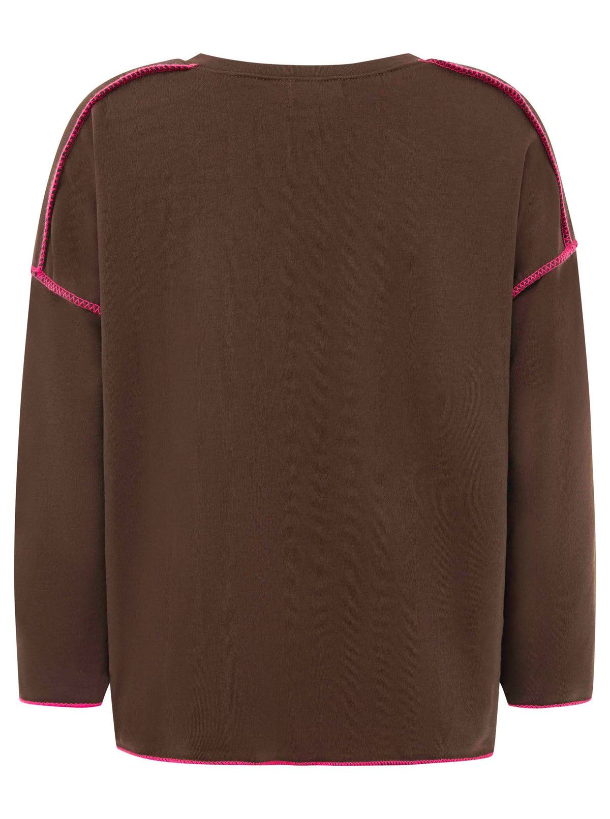 Zwillingsherz Sweatshirt Iconic Club Braun
