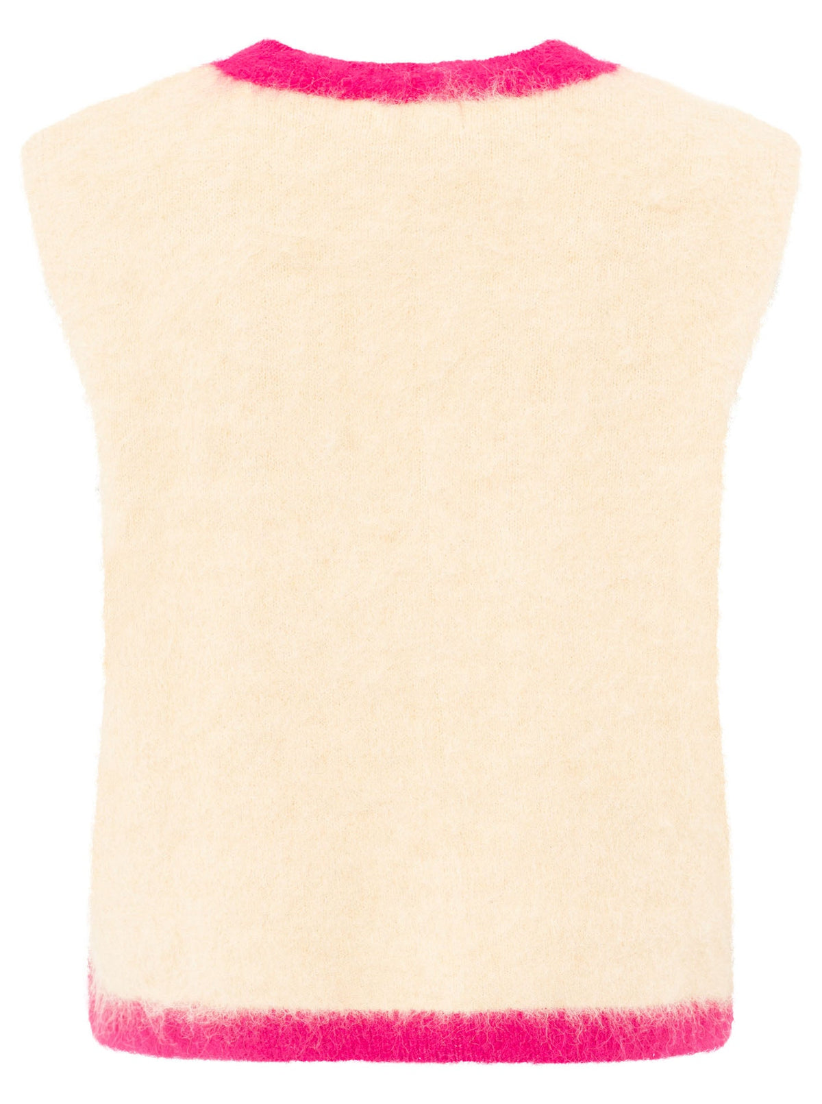 Zwillingsherz Strickweste "ZH Patch" - Hellbeige