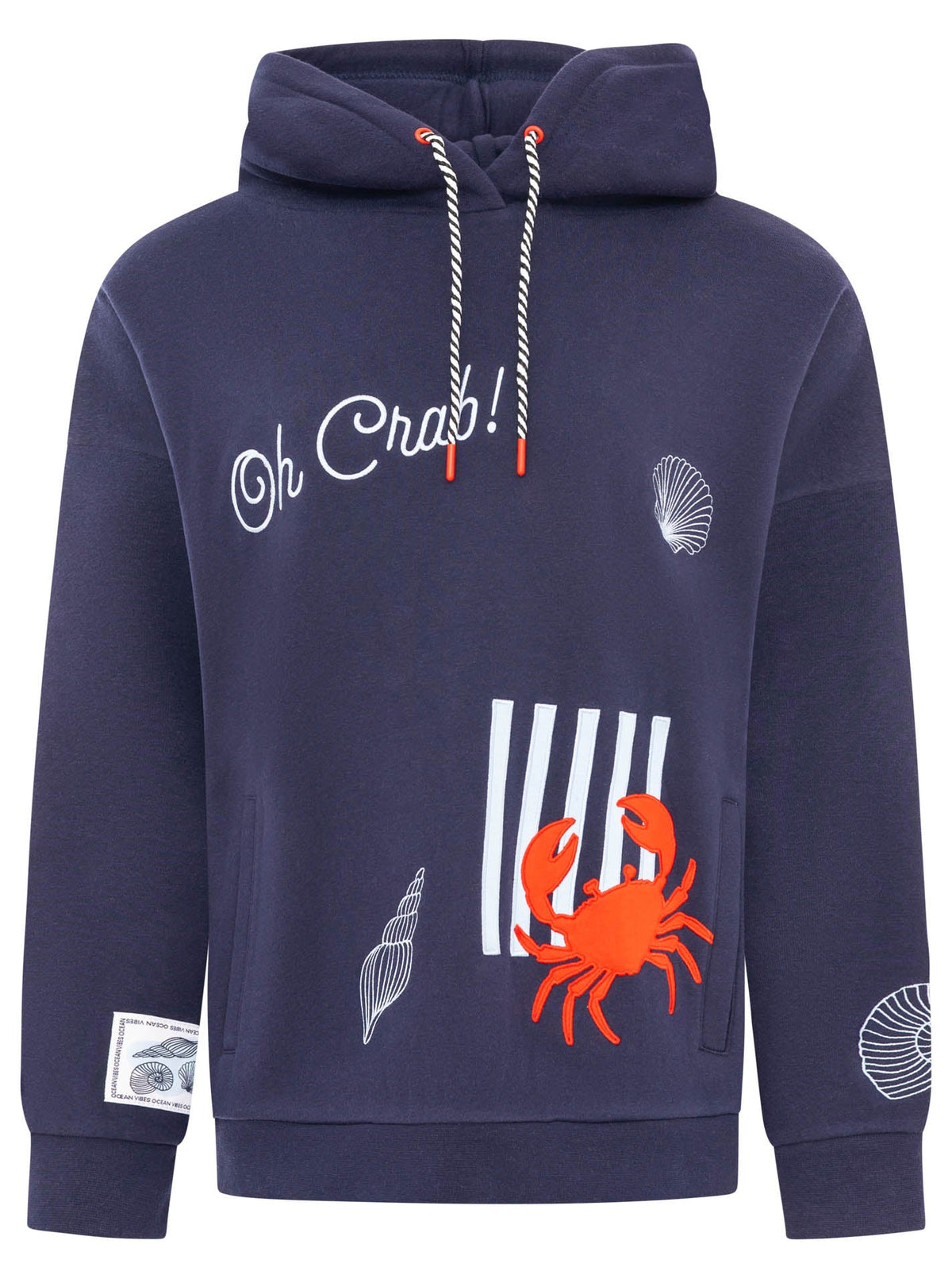 Zwillingsherz - Oversized Hoody "Oh Crab!" - Marine