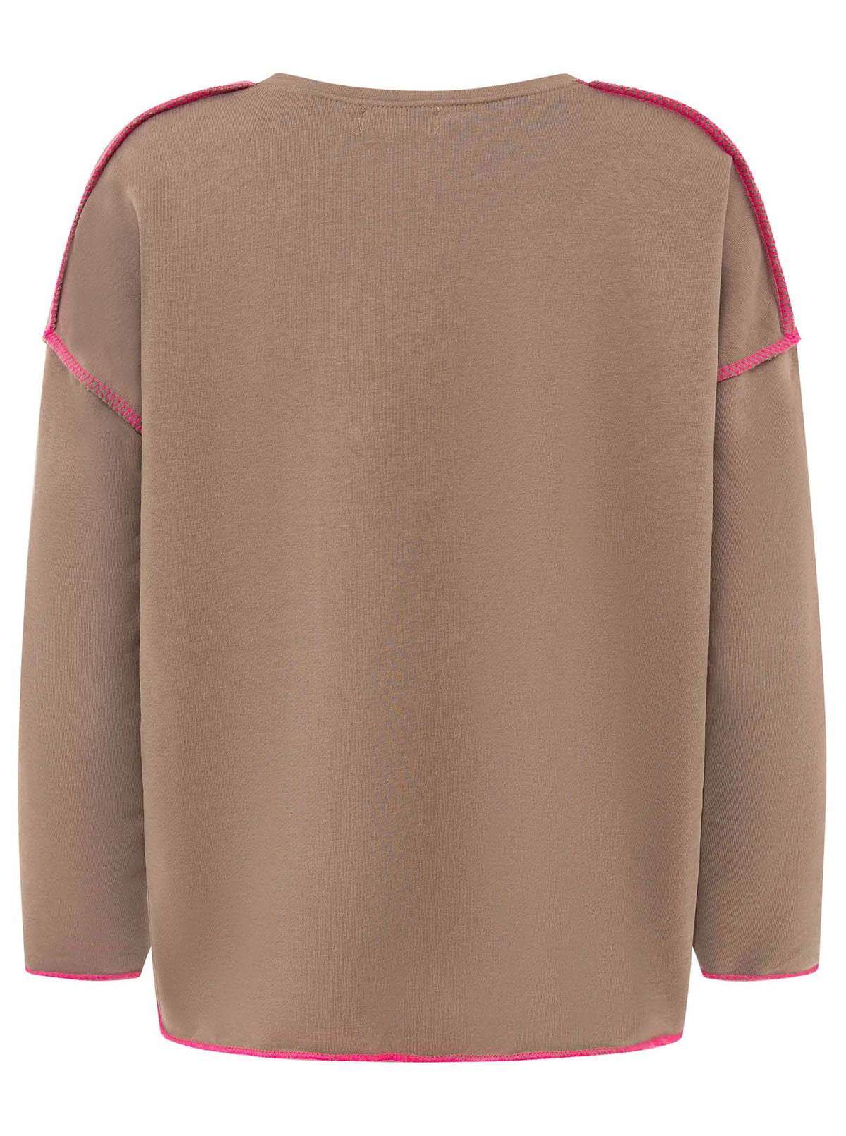 Zwillingsherz Sweatshirt Iconic Club Taupe