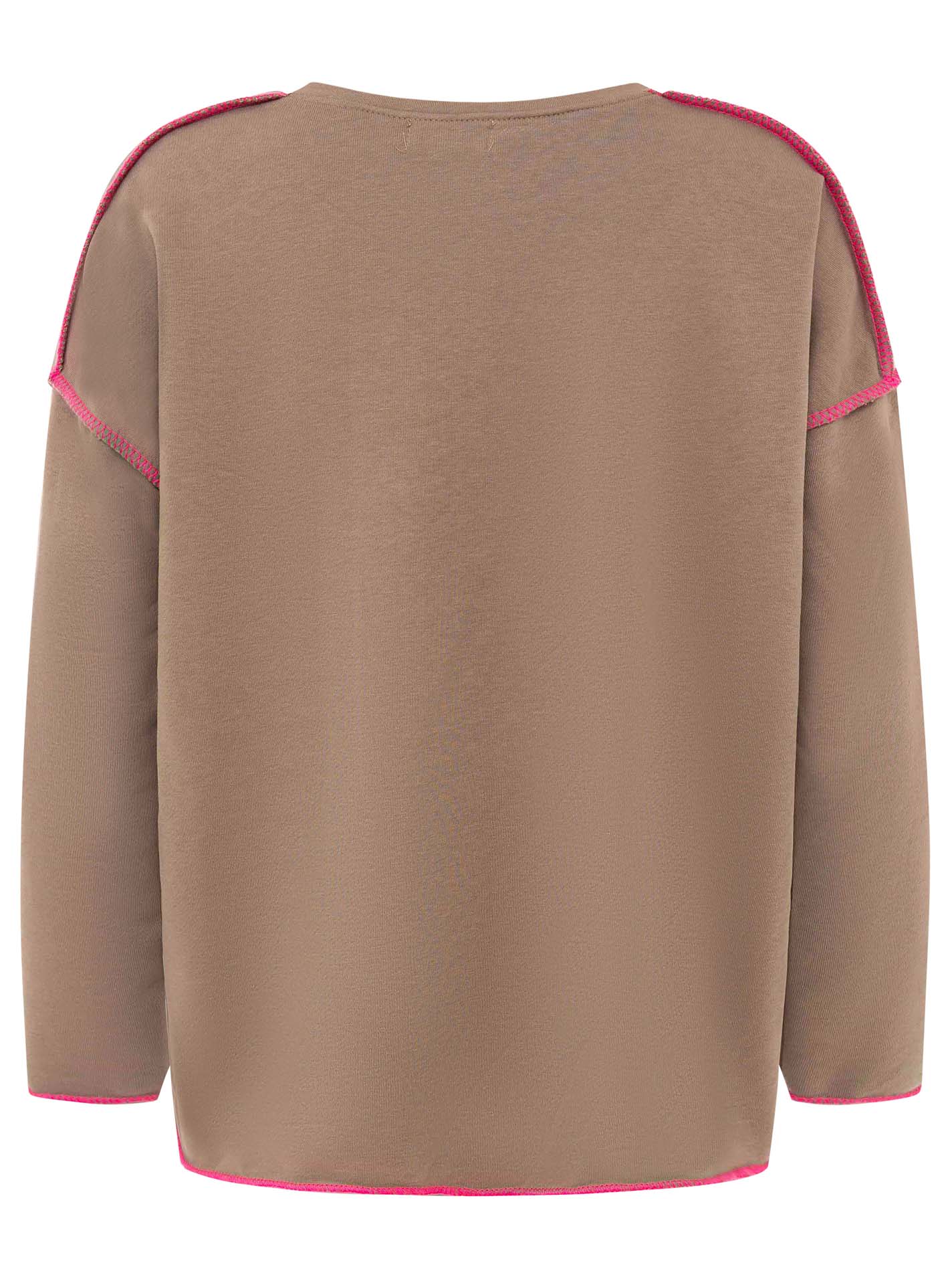 Zwillingsherz Sweatshirt Iconic Club Taupe