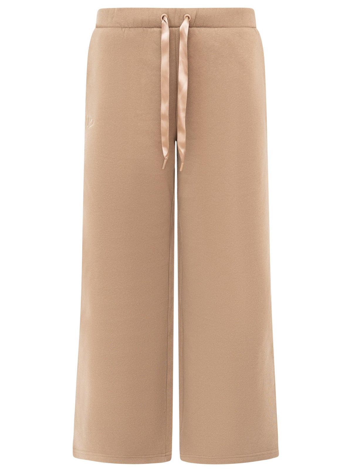 Zwillingsherz - Sweathose "AMOUR" Satin - Taupe