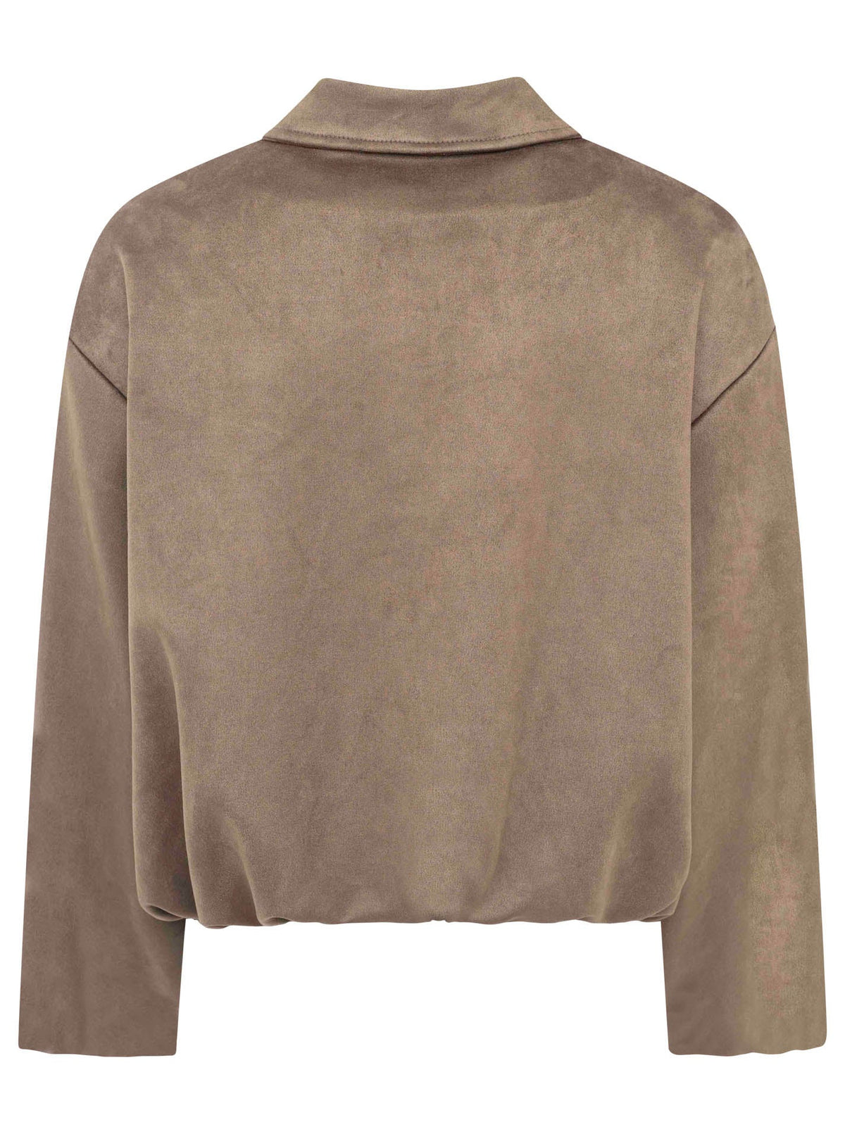 Zwillingsherz - Jacke Kunstwildleder "Night Time" - Taupe