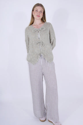Flair - Cardigan mit Schleifen - Beige