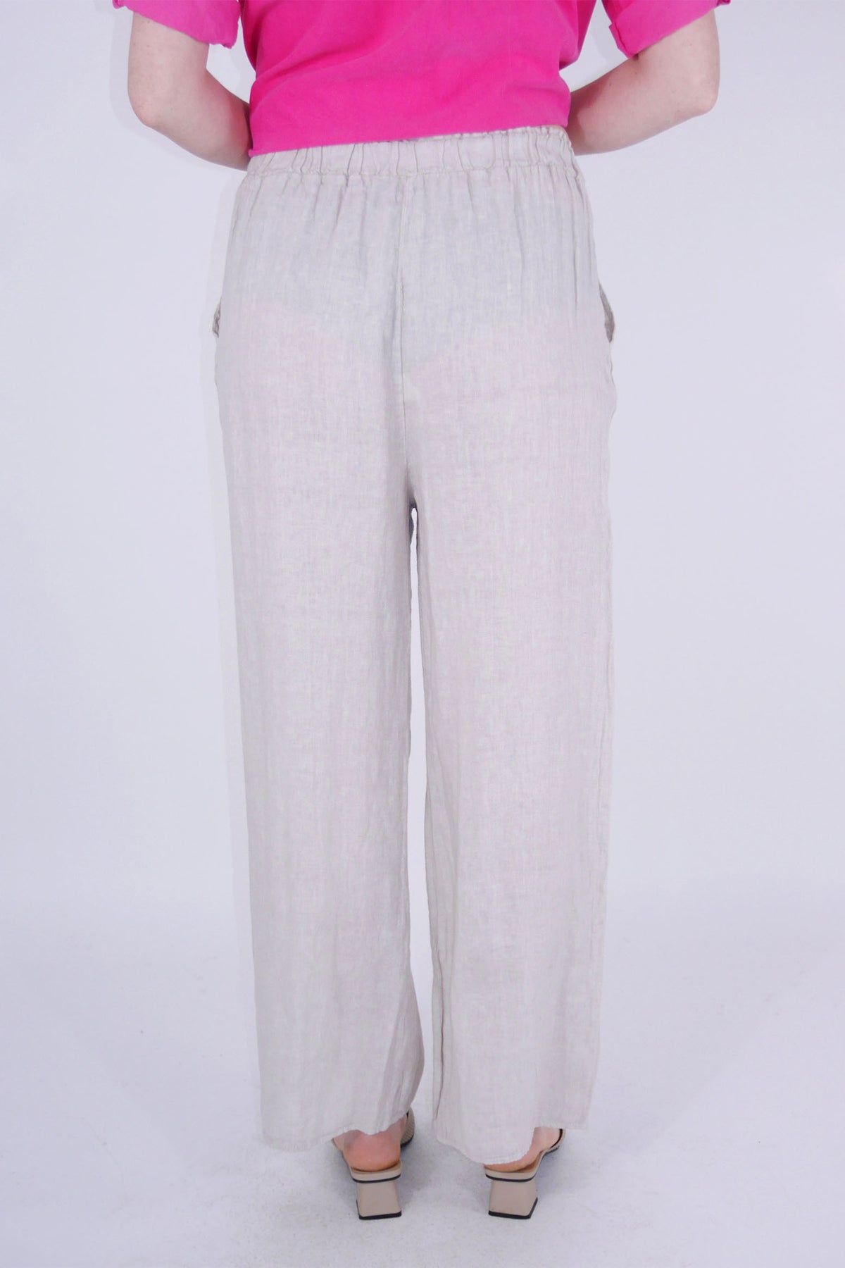Leinen Hose - Beige