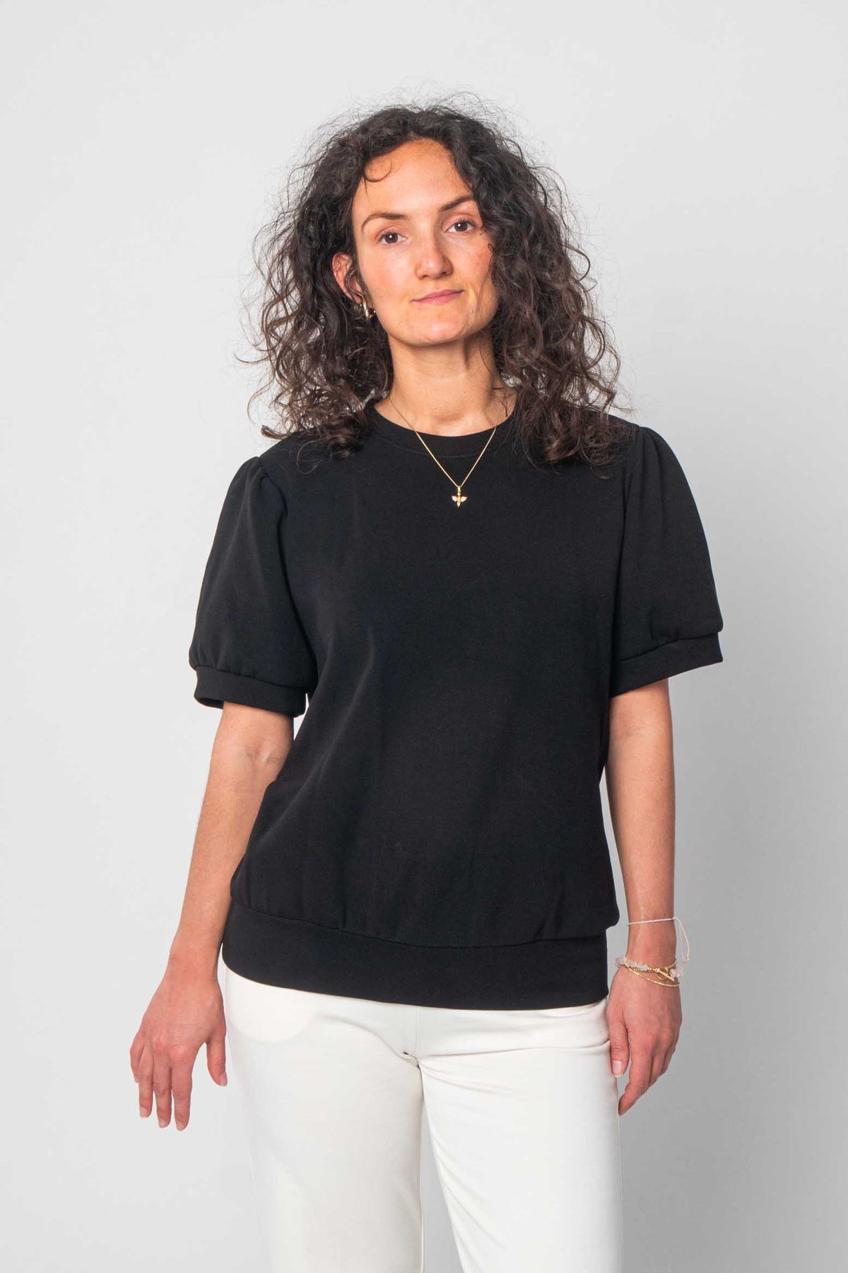 MOOIJ - T-Shirt aus fester Baumwolle - Schwarz