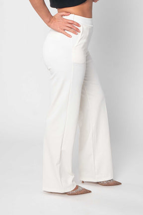 Comfort Hose ausgestellt - Weiß/Creme