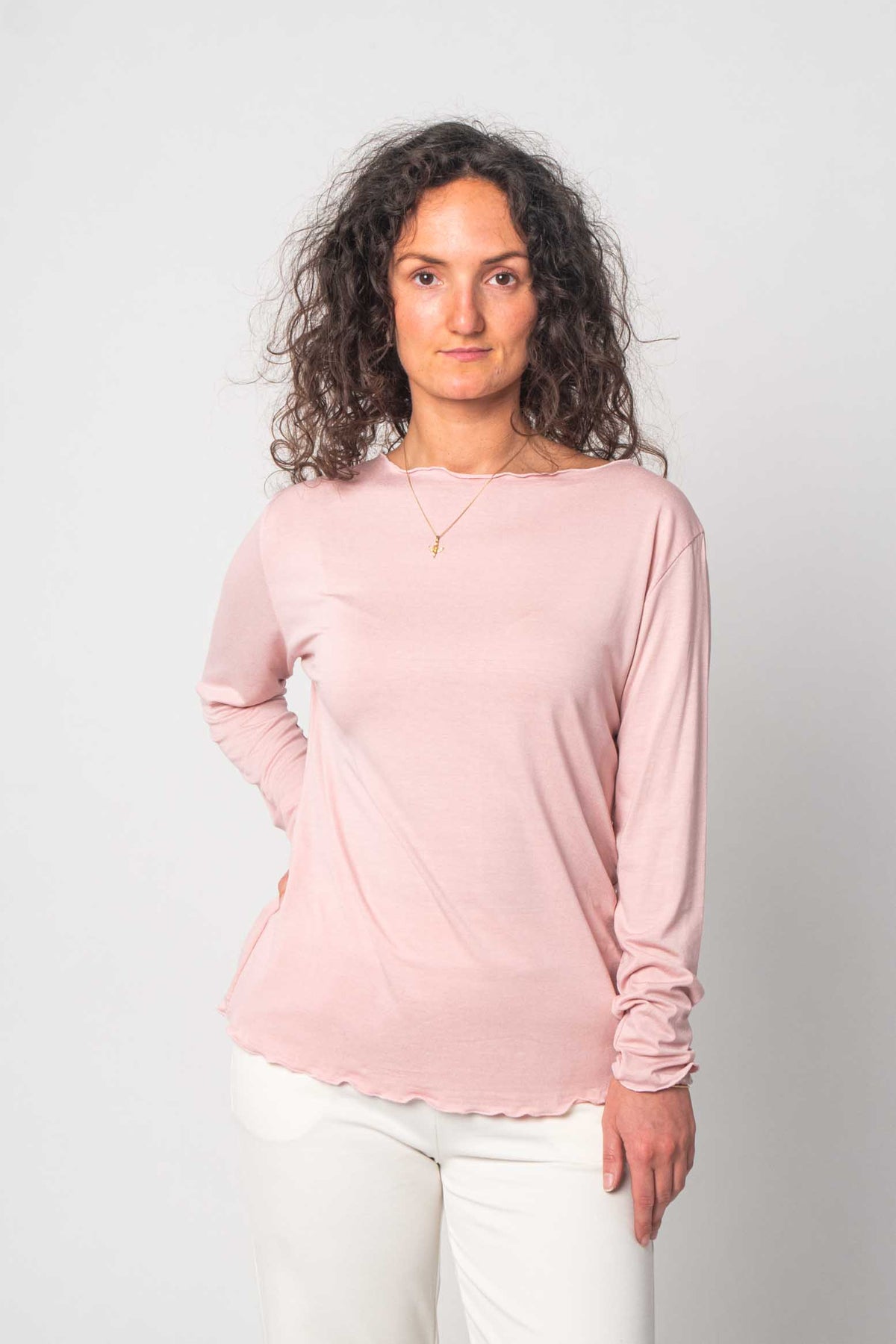 Langarmshirt "Sommer" - Rosa