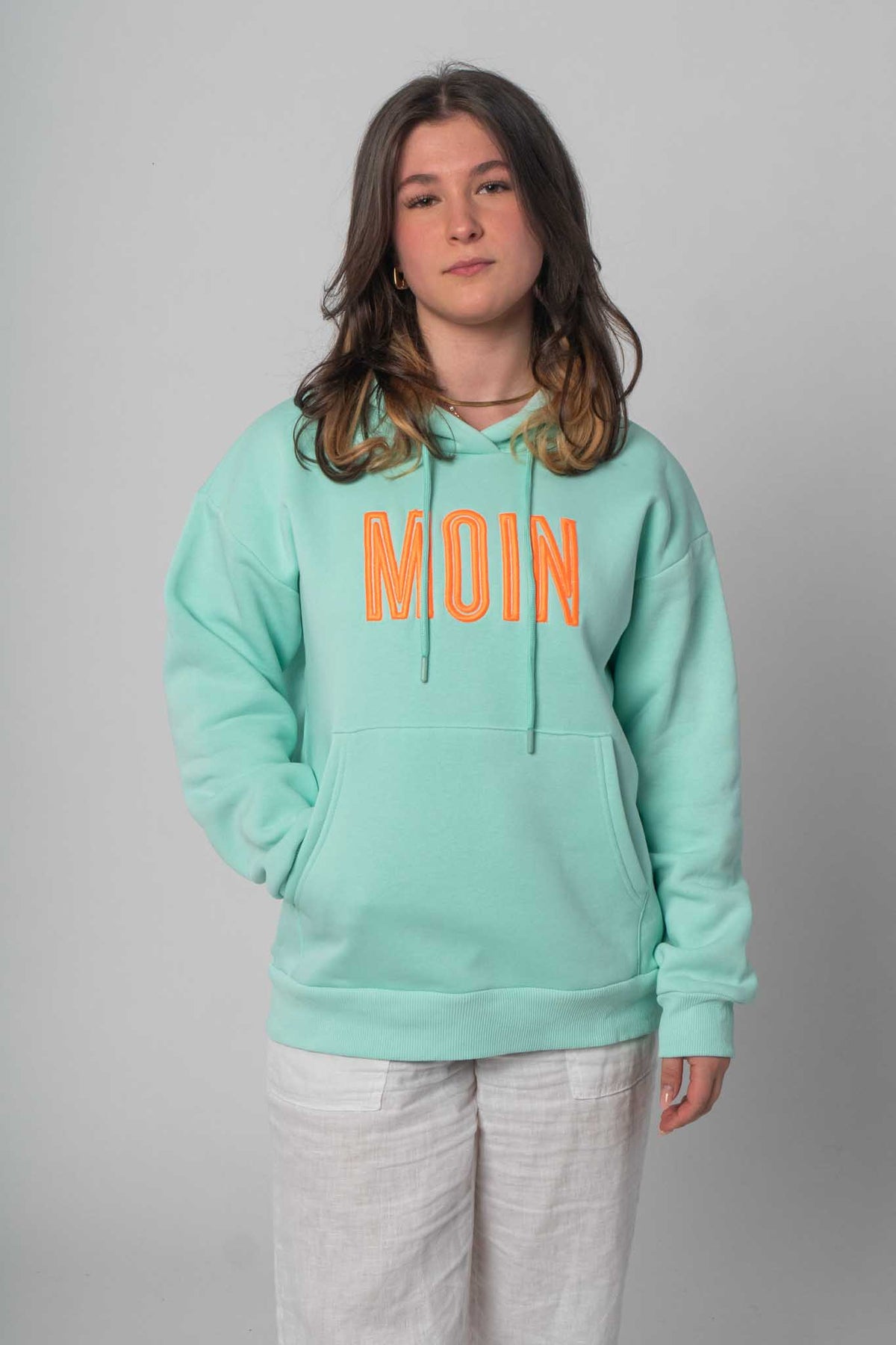Flair Basic Moin Hoodie/Sweatshirt - Türkis
