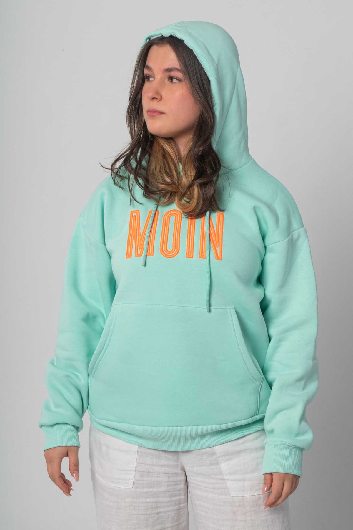 Flair Basic Moin Hoodie/Sweatshirt - Türkis