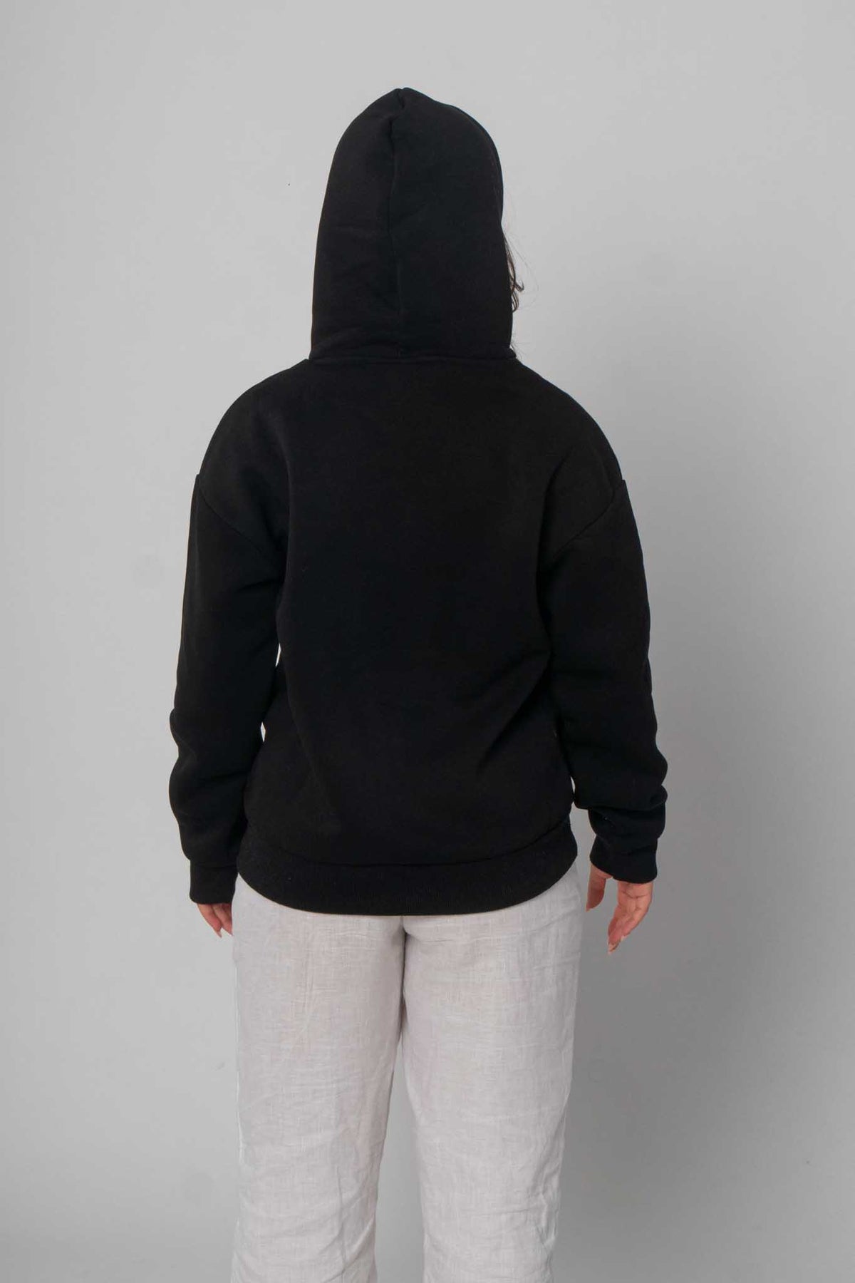 Flair - Hoodie/Sweatshirt "Smile - Shine - Share" - Grau/Neon