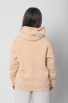 Flair - Basic Moin Hoodie/Sweatshirt - Beige/Pink