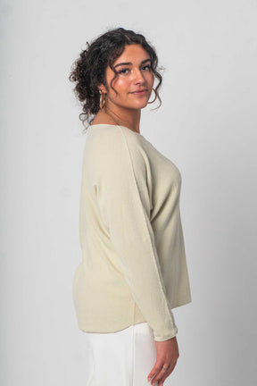 Pullover "Rundhals" - Beige