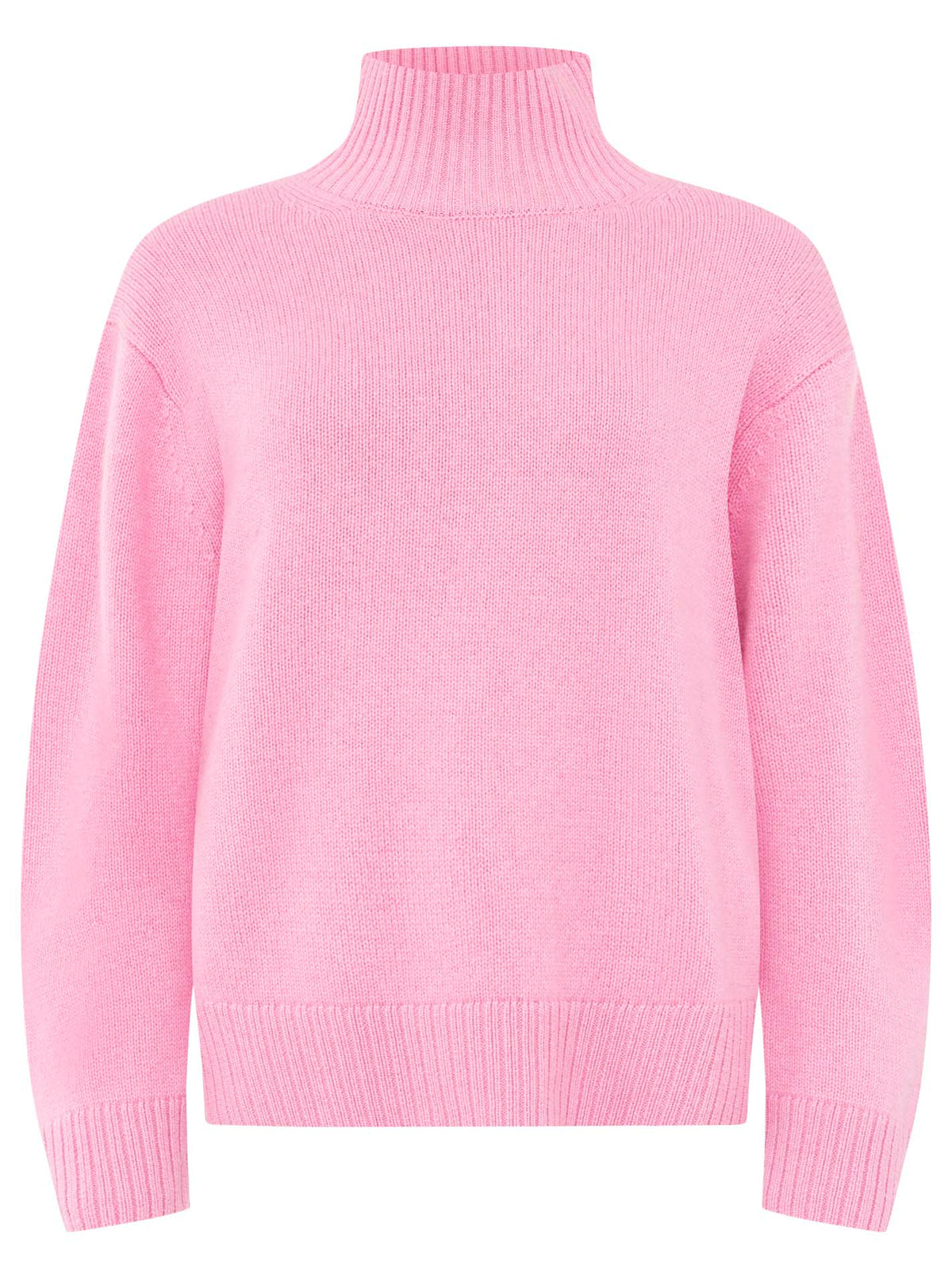 Zwillingsherz - Kaschmir Pullover Stehkragen Bold (100% Cashmere) - Rosa