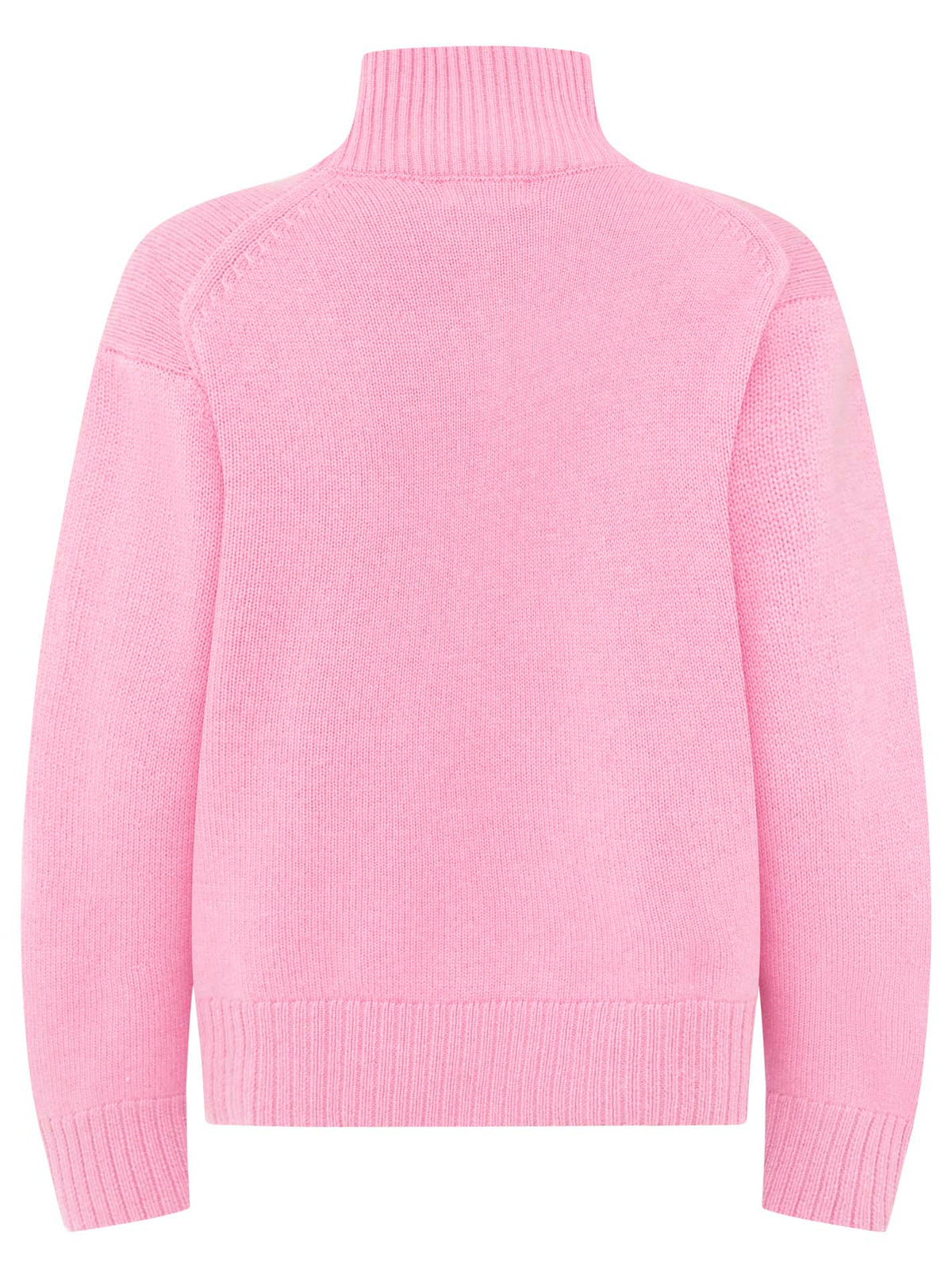 Zwillingsherz - Kaschmir Pullover Stehkragen Bold (100% Cashmere) - Rosa