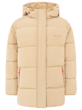 Zwillingsherz - Steppjacke "Love More" - Beige