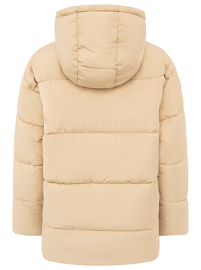 Zwillingsherz - Steppjacke "Love More" - Beige