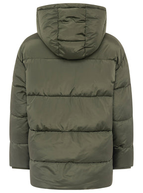 Zwillingsherz - Steppjacke "Love More" - Khaki