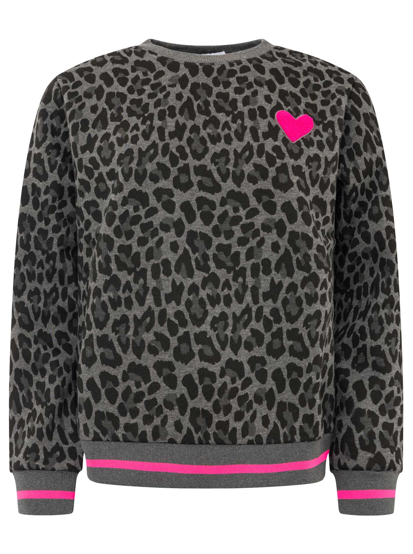 Zwillingsherz Leo Sweatshirt/Pullover Leo Love - Grau