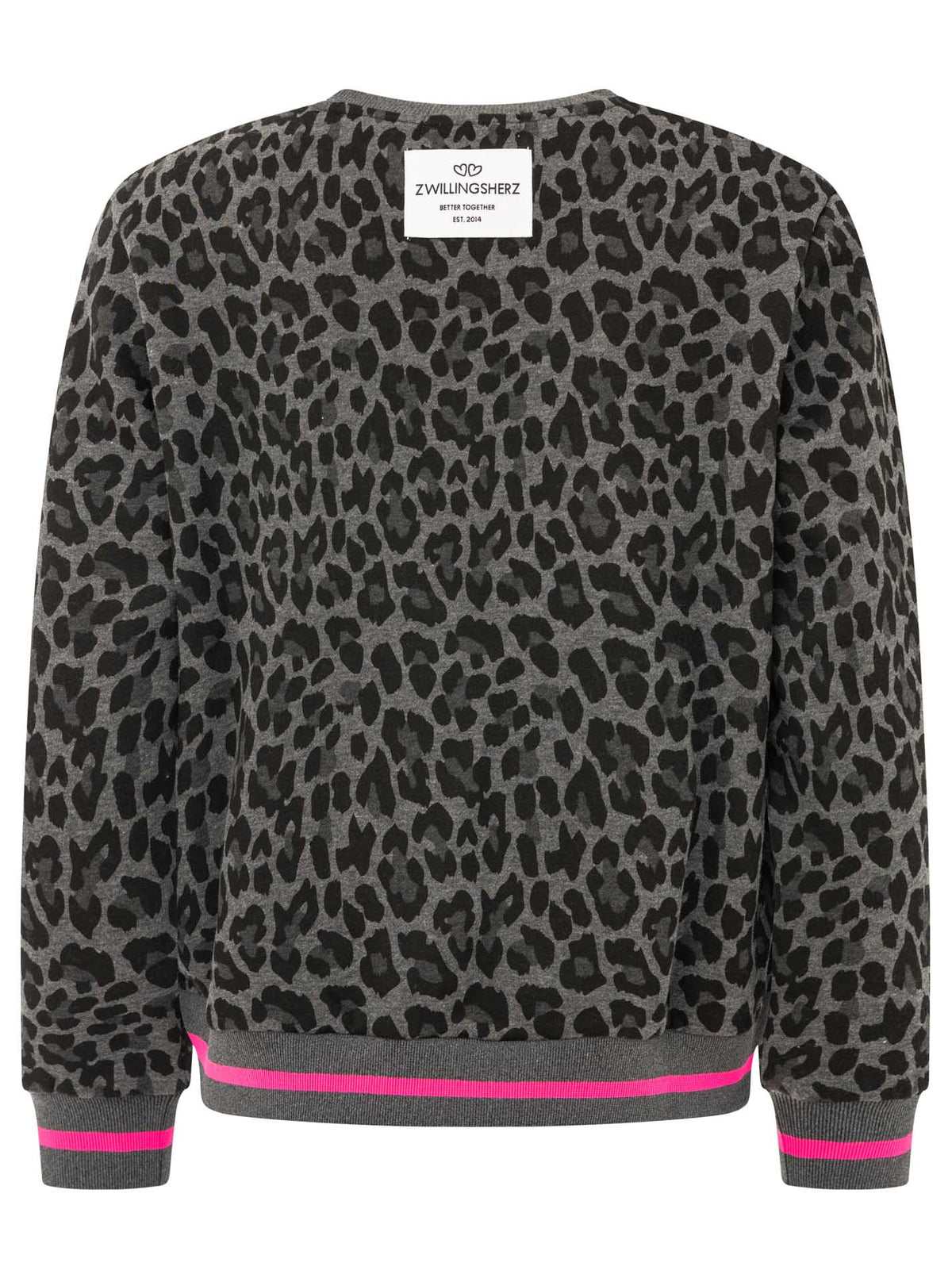 Zwillingsherz Leo Sweatshirt/Pullover Leo Love - Grau