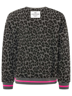 Zwillingsherz Leo Sweatshirt/Pullover Leo Love - Grau