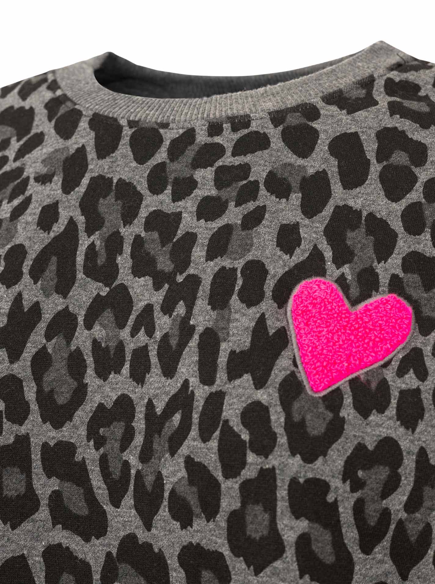 Zwillingsherz Leo Sweatshirt/Pullover Leo Love - Grau