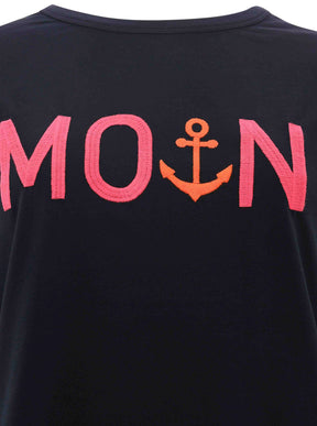 Zwillingsherz - Moin T-Shirt -Dunkelblau/Navy